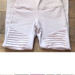 ALO YOGA Light Pink high wasted motto legging